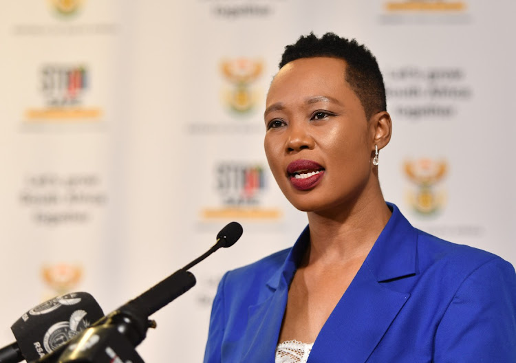 Communications minister Stella Ndabeni-Abrahams. File picture.