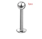 Round ball lip stud