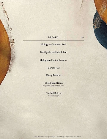 Ark Indian Kitchen menu 