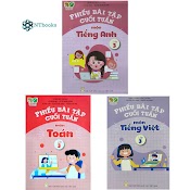 Combo 3 Cuốn Phiếu Bài Tập Cuối Tuần Toán, Tiếng Việt, Tiếng Anh Lớp 3 - Kết Nối Tri Thức