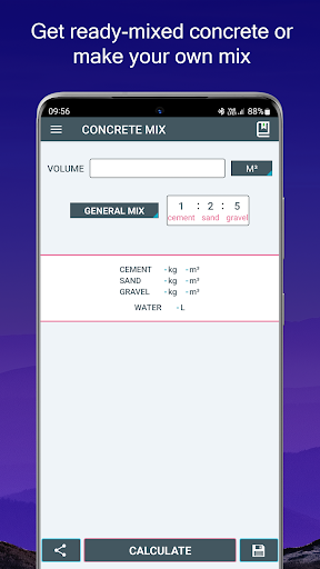 Concrete Calculator screenshot #2