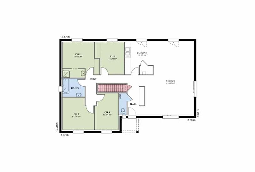  Vente Terrain + Maison - Terrain : 800m² - Maison : 110m² à Quarouble (59243) 