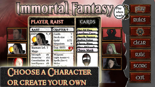 Immortal Fantasy: Cards RPG