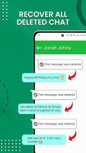 Screenshot WA Recover Deleted Messages