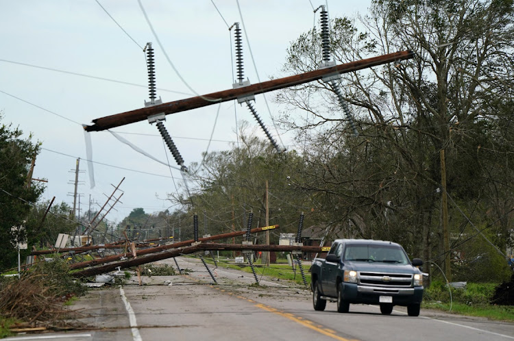 Hurricane Laura hits Lake Charles in Louisiana, causing huge destruction