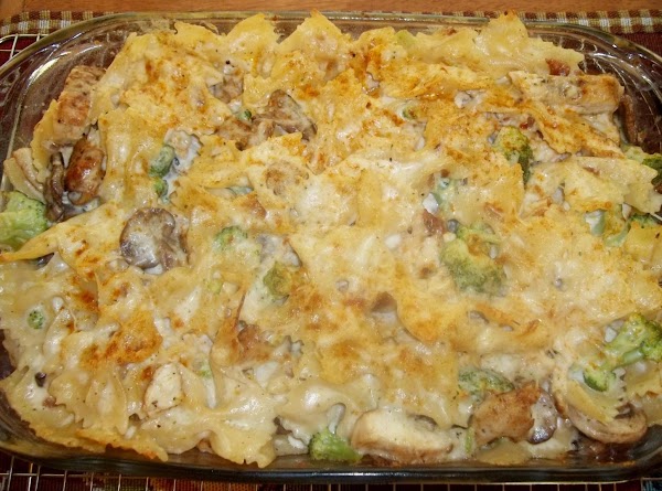 Cheesiest Chicken Alfredo Bake Recipe | Just A Pinch Recipes