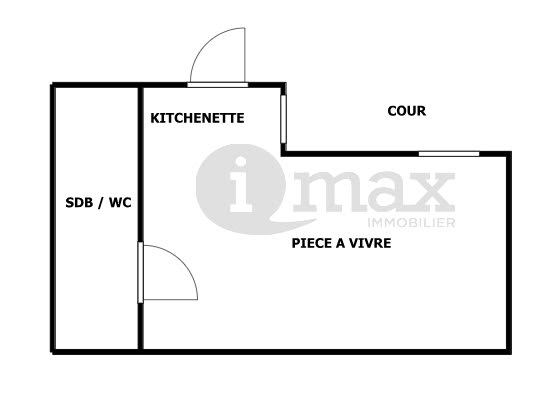 Vente appartement 1 pièce 13 m² à Paris 18ème (75018), 130 000 €