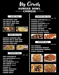 Hunger Bowl menu 1