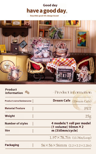 Title 7, Dream Building Cafe Vintage Coffee Girl Sticker...