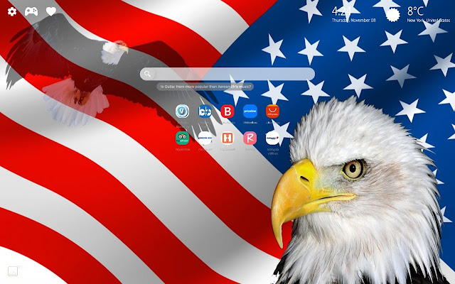 American Eagle Pride HD Wallpaper Theme