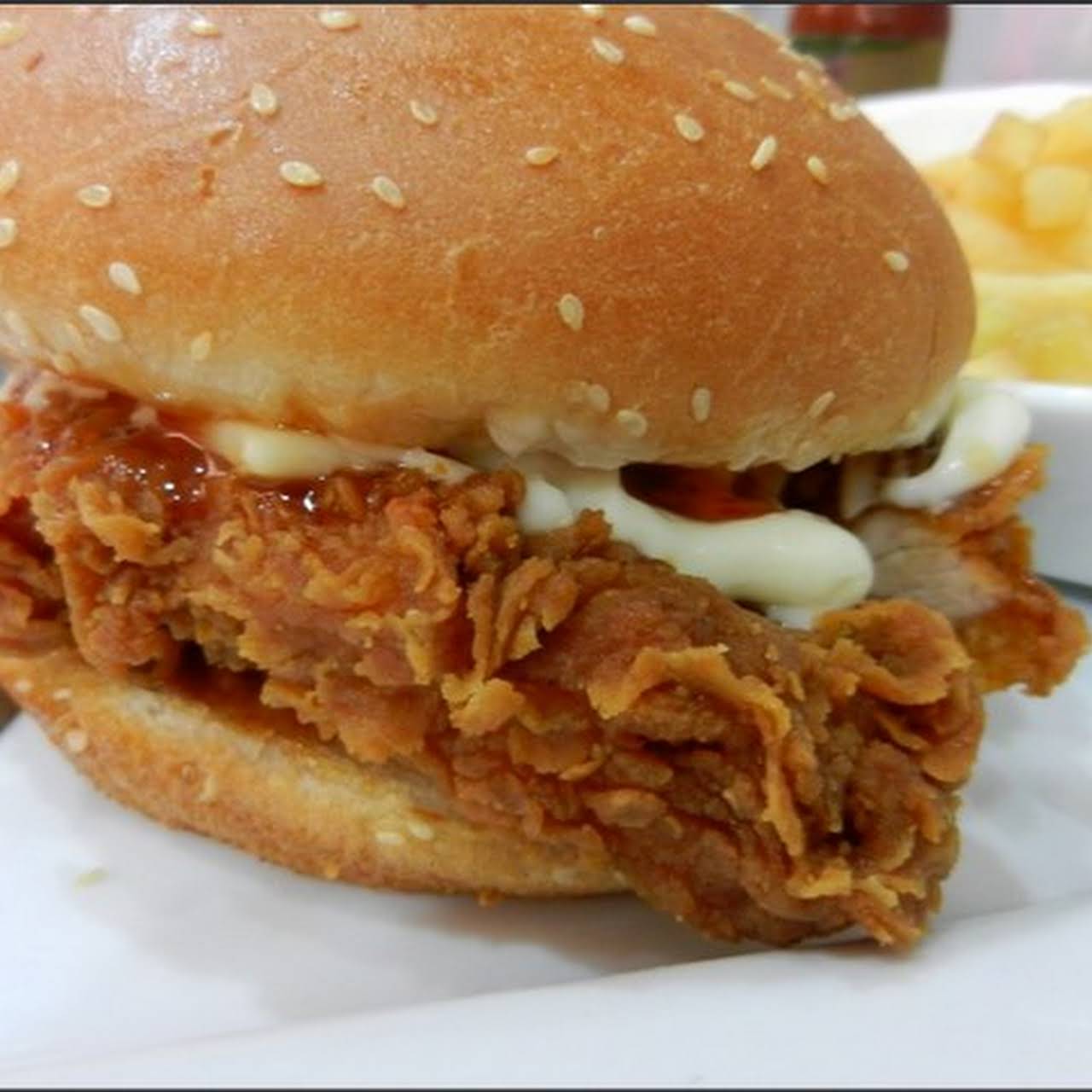 Zinger Burger (KFC Style)
