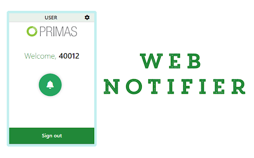 Primas Web Notifier