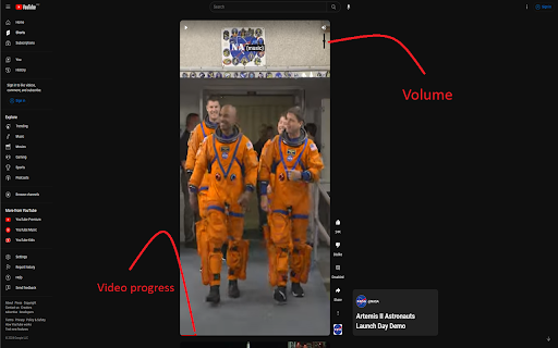 YouTube Shorts Volume & Progress Controller
