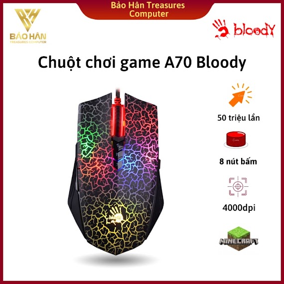 Chuột Có Dây Gaming A4Tech Bloody A70 - Hàng Chính Hãng