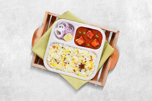 Paneer Tikka Masala Rice Thali (Meal)