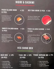 Sushiya Express menu 2