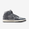 air jordan 1 mid se smoke gray/sail/off noir