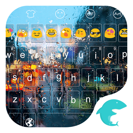 Rainy Glass Keyboard-Emoji 個人化 App LOGO-APP開箱王