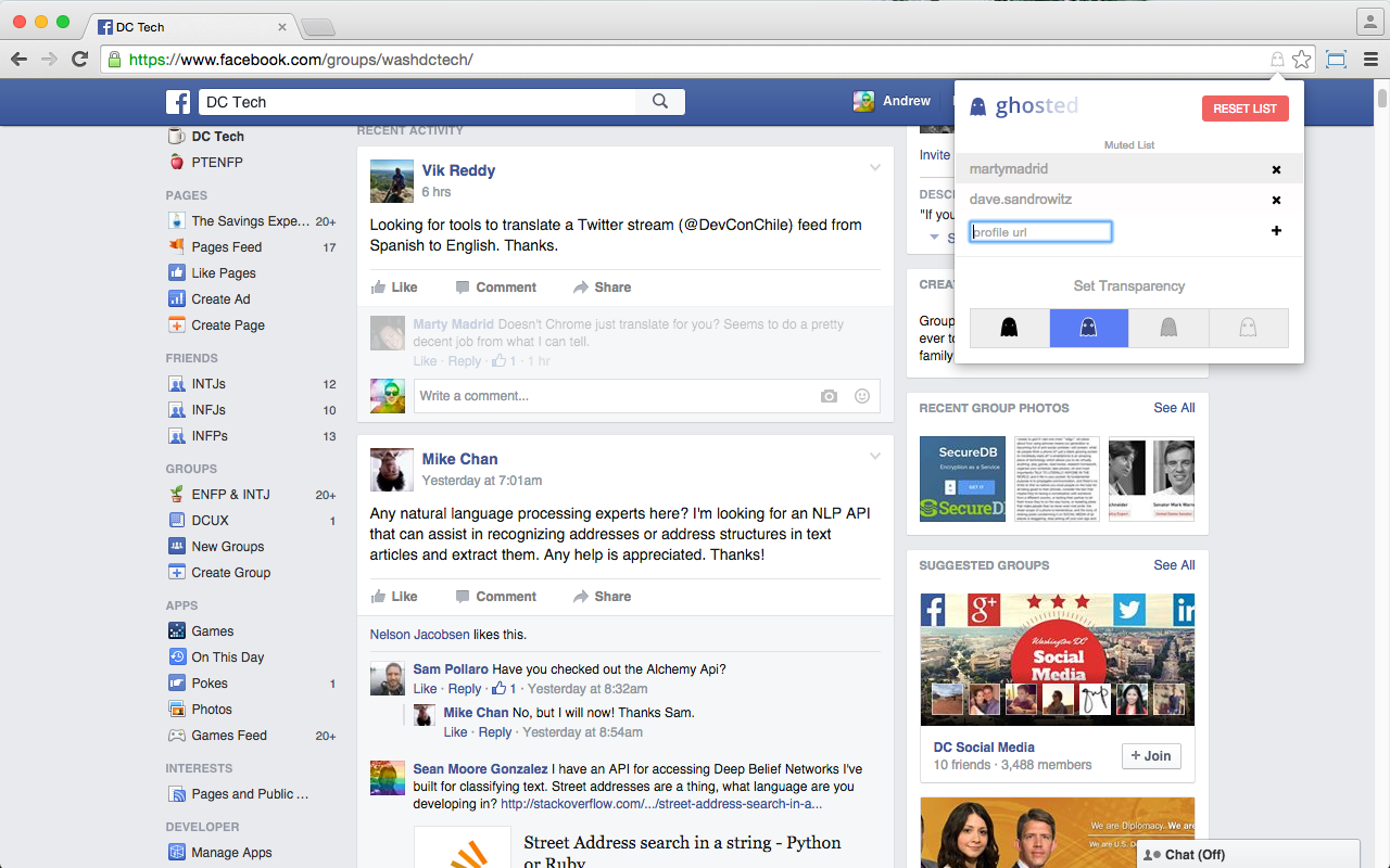 Ghosted: Hide Annoying People on Facebook Preview image 3