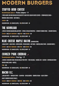 Jimis Burger menu 2