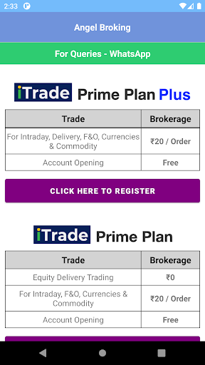 Screenshot Angel Demat: Stocks, IPO & MF