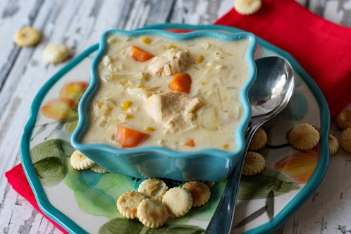 Creamy Chicken Potato Soup in the Crock Pot