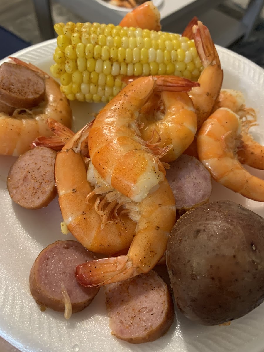 Gluten-Free at Skully’s Low Country Boil