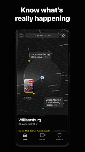 Screenshot Citizen: Local Safety Alerts