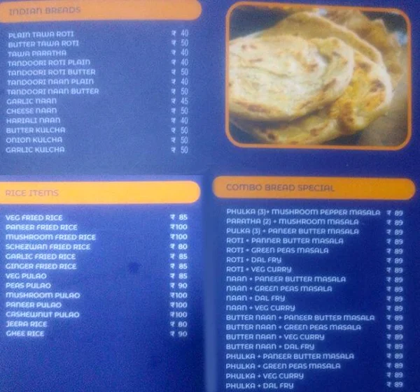 Maha Ganapathy Cafe menu 