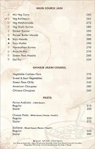 Saarangi menu 6