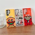 Ốp Lưng Cho Samsung Galaxy S23 Ultra / S22 Ultra Burger & French Fries Silicon Chống Sốc - Bum Store Galaxy Case