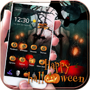 Happy Halloween Theme Scary Night  Icon