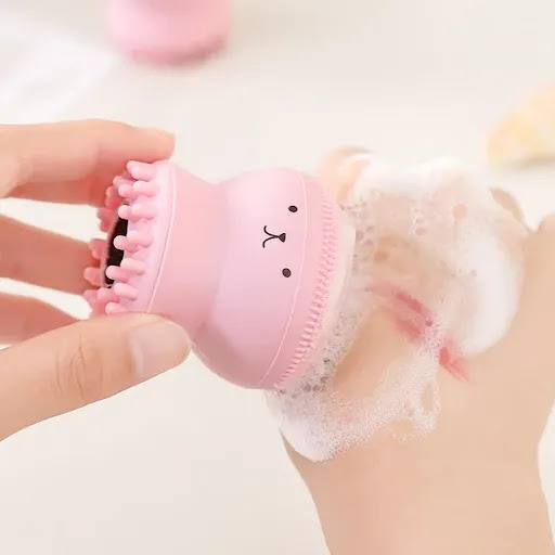 Title 8, Cartoon octopus silicone wash brush for facial ...