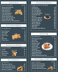 The Crust menu 2