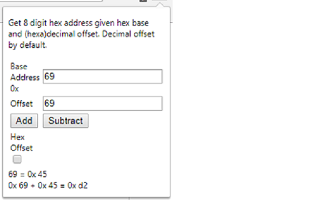 Hexadecimal Address Calculator Preview image 0