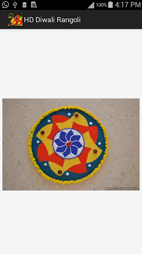 HD Diwali Rangoli Design