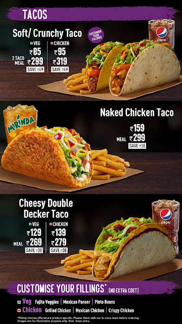 Taco Bell menu 