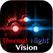 Thermal Night Vision Camera Effect Simulated  Icon