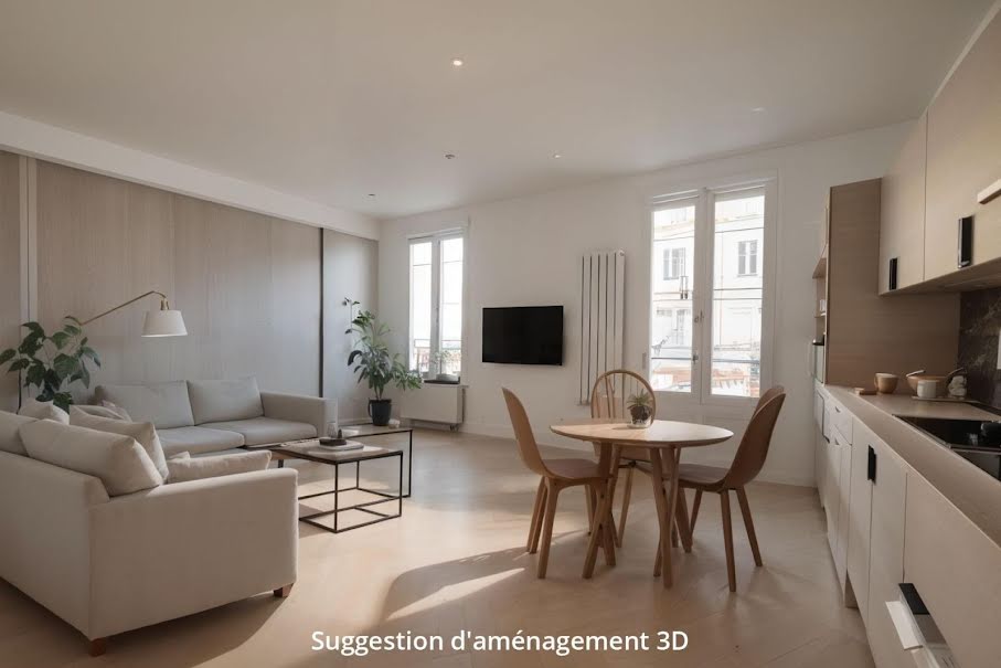 Vente appartement 2 pièces 47 m² à Asnieres-sur-seine (92600), 298 000 €