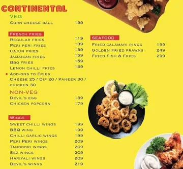 Grill A Delics menu 