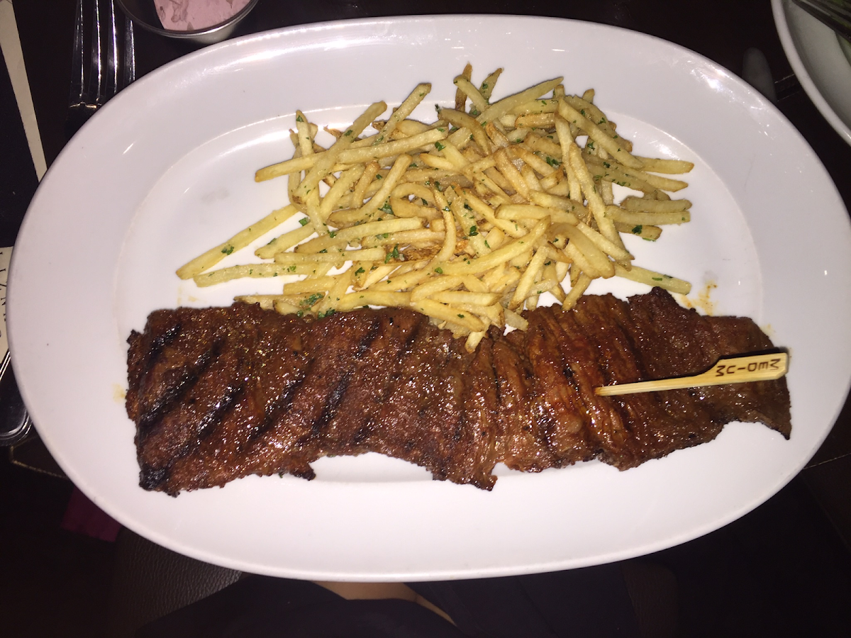 Gf steak frites!! YUM