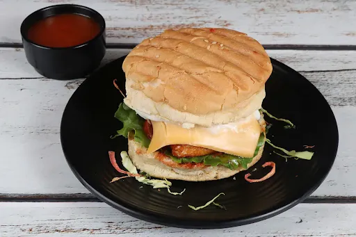 Shahi Paneer Steak Burger