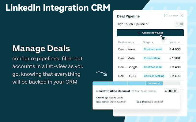 LinkedIn Integration CRM Tool Preview image 4