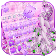 Glitter Diamond Princess Keyboard Theme  Icon