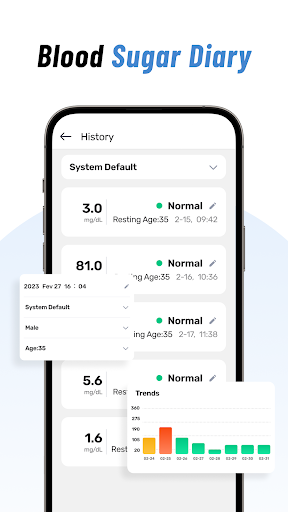 Screenshot Health Tracker