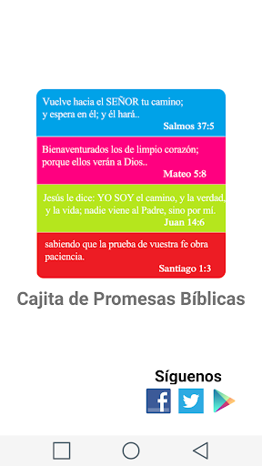 Cajita de Promesas Bíblicas