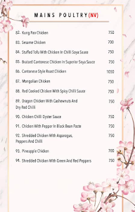 The Bayview menu 8