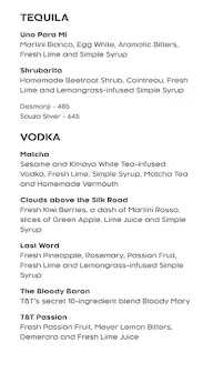 Toast & Tonic menu 2