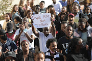 Stellenbosch University students marched to demand the expulsion of a student who urinated on a fellow student's laptop and belongings. File photo.