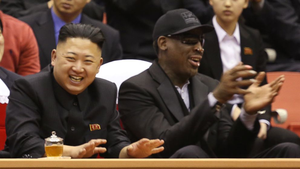 Image result for dennis rodman and kim jong un